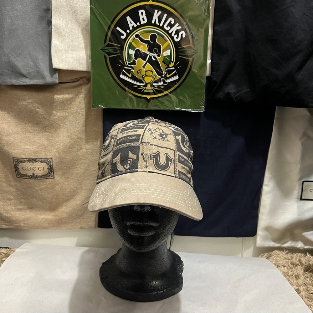 True Religion Tan and Black Cap